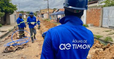 Rede de esgoto avança simultaneamente em quatro bairros de Timon