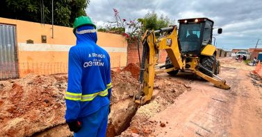 Mateusinho recebe novas etapas das obras de esgotamento sanitário 