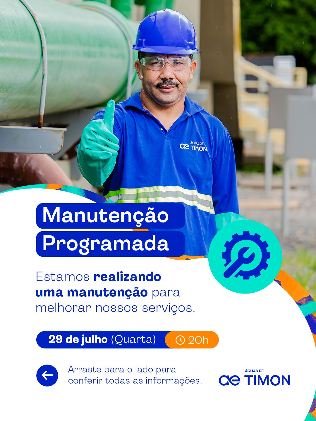COMUNICADO | ÁGUAS DE TIMON | MANUTENÇÃO PROGRAMADA